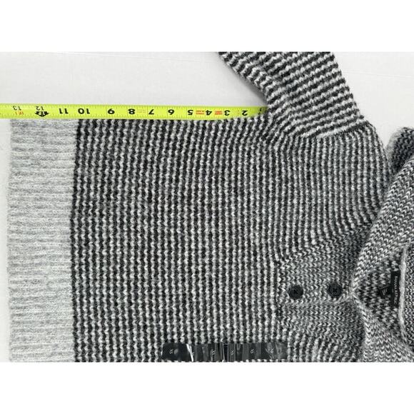 Banana Republic Sweater Sz XS Johnny Collar Wool Striped Preppy Old Money - Picture 11 of 14